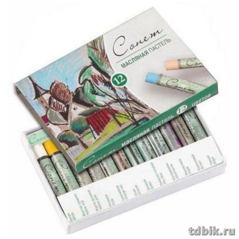 Пастель масляная художественная 12 цв. Сонет