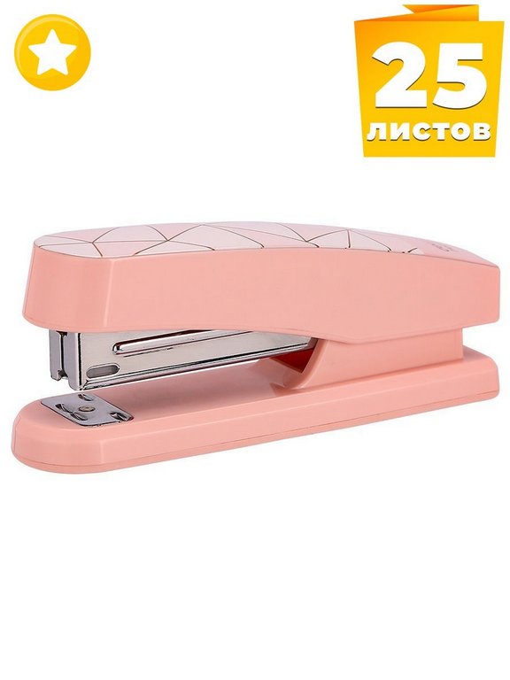 Степлер 24/6 до 25л Deli Macaron ассорти