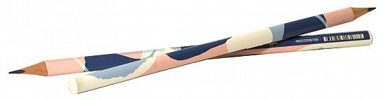 Карандаш ч/г HB с рис. трехгранный LOREX "V-TYPE PASTEL PARSLEY"