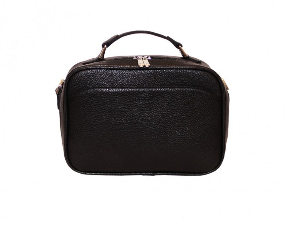 Сумка женская  D.Morelli, нат. кожа, черная