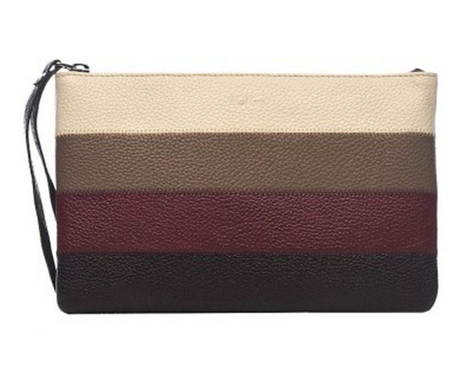 Сумка женская-клатч  D.Morelli , нат. кожа "Patch" бордо