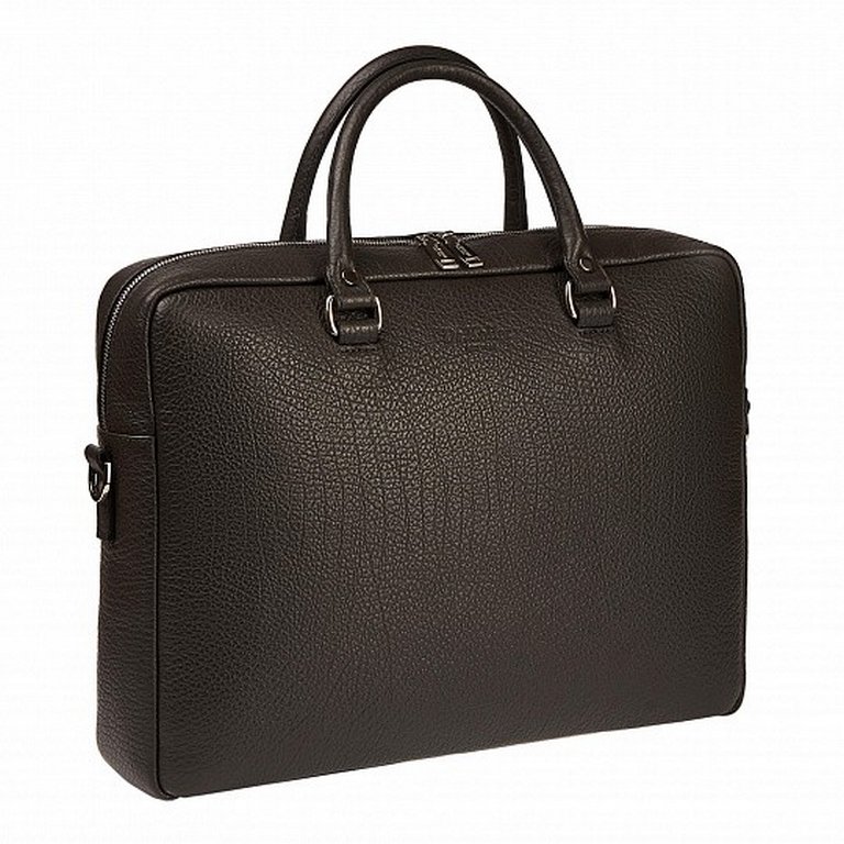 Сумка для документов Dr.Koffer 40*30*7см, нат. кожа, темно-коричневая