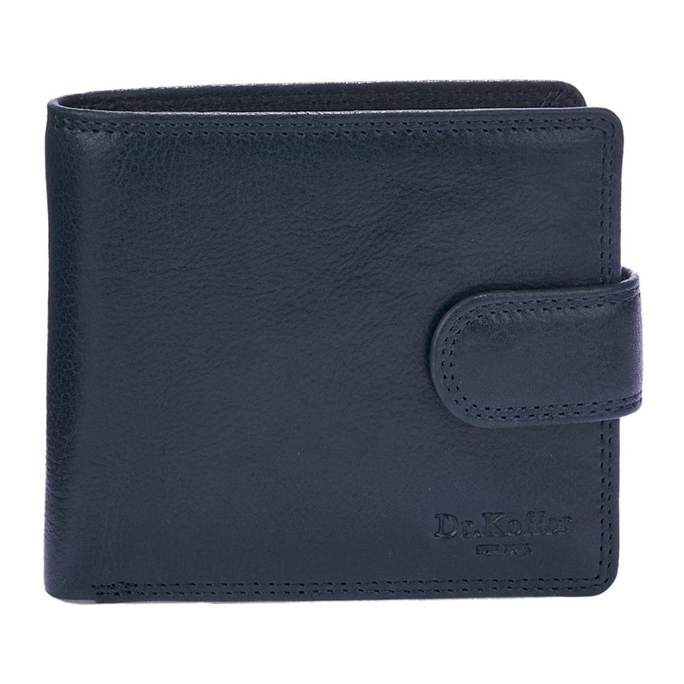 Портмоне Dr.Koffer 12*10см, нат. кожа, синий