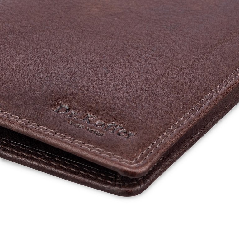 Обложка для автодокументов Dr.Koffer нат. кожа, коричневый