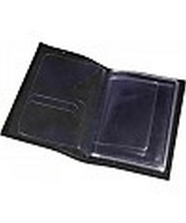 Обложка для автодокументов, нат. кожа "АВТО" черный