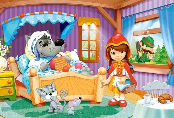 Пазлы   55 дет. "Сказки" (4 в 1) 4+ Castor Land