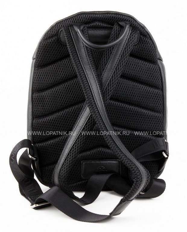 Рюкзак молодежный Tony Perotti 25*33*13 см, нат. кожа, черный