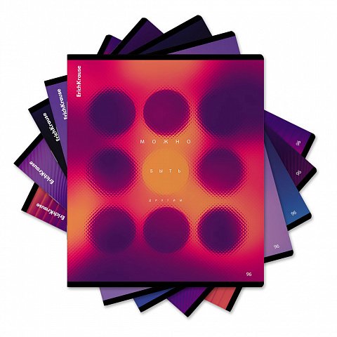 Тетрадь 96 лист кл. А5 на скрепке "Misty" 5 ВИДОВ