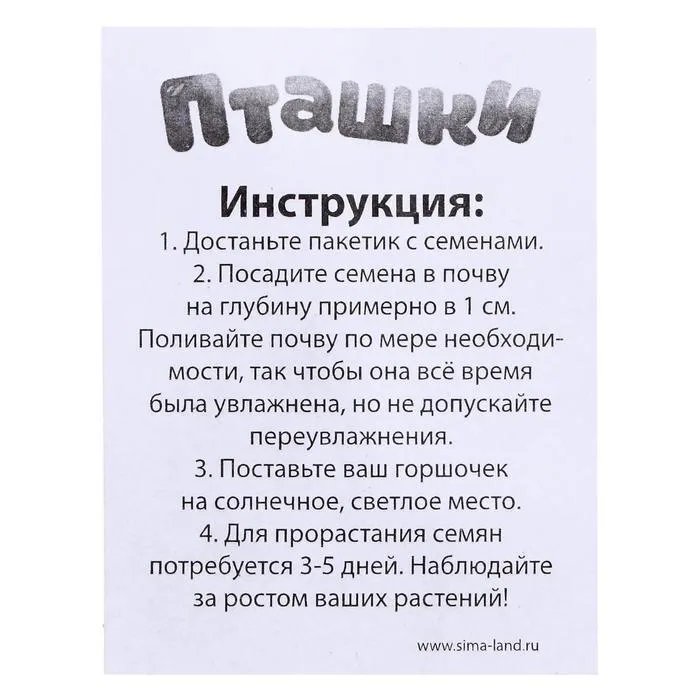 Набор для выращивания "Пташки, выращиваем травку" желтый, Эврики