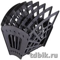 Лоток универсальный 6 отделений разборный, черный Стамм "Эконом"