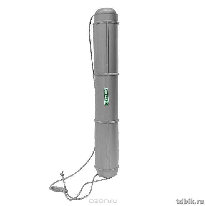 Тубус телескопич. А0 (D=8,5см, L= от 63 до 110см) серый на ремне Стамм