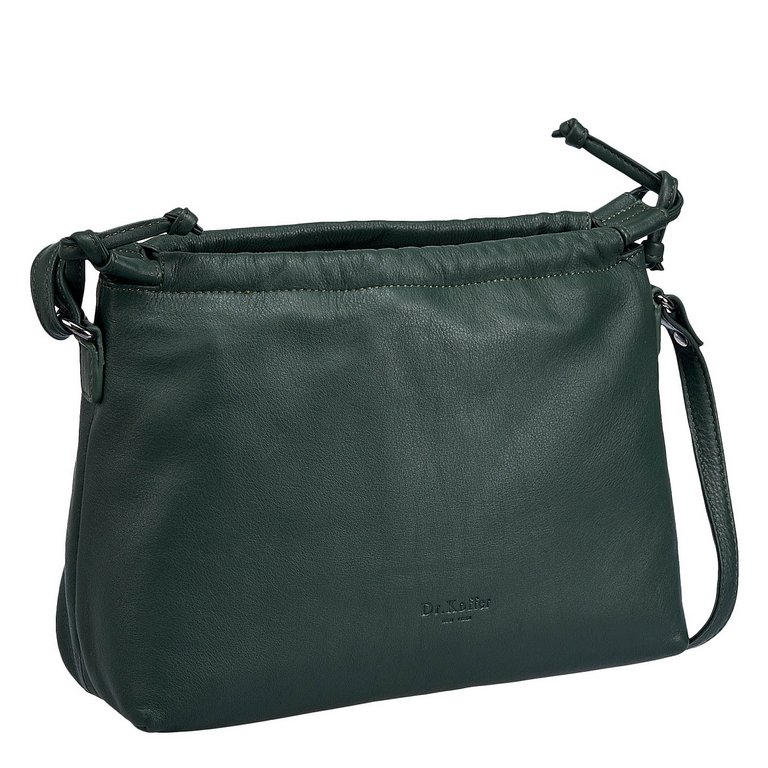 Сумка женская Dr.Koffer 28х20х12см см, нат.кожа зеленая
