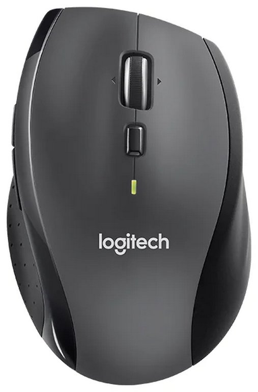 Мышь оптическая беспроводная Logitech M705 черный/серый