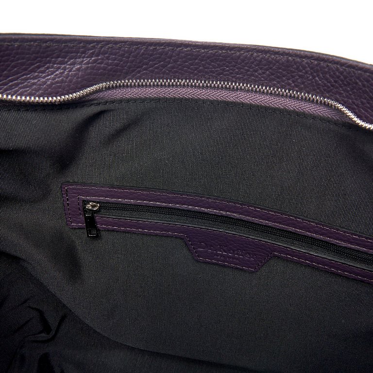 Сумка женская Dr.Koffer 35х26х10см см, нат.кожа фиолетовая