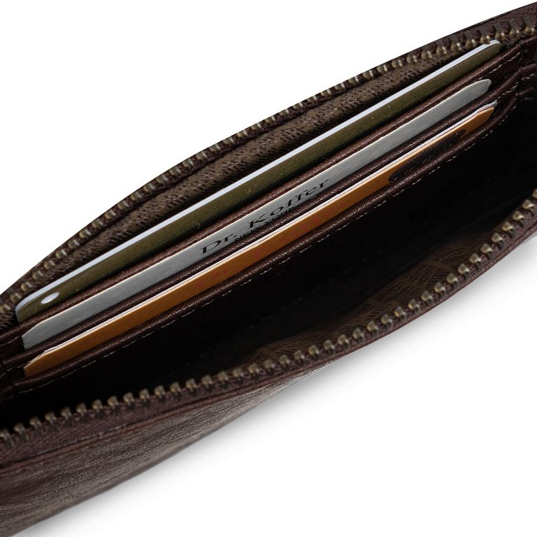 Футляр для ключей Dr.Koffer 9*14см, коричневый