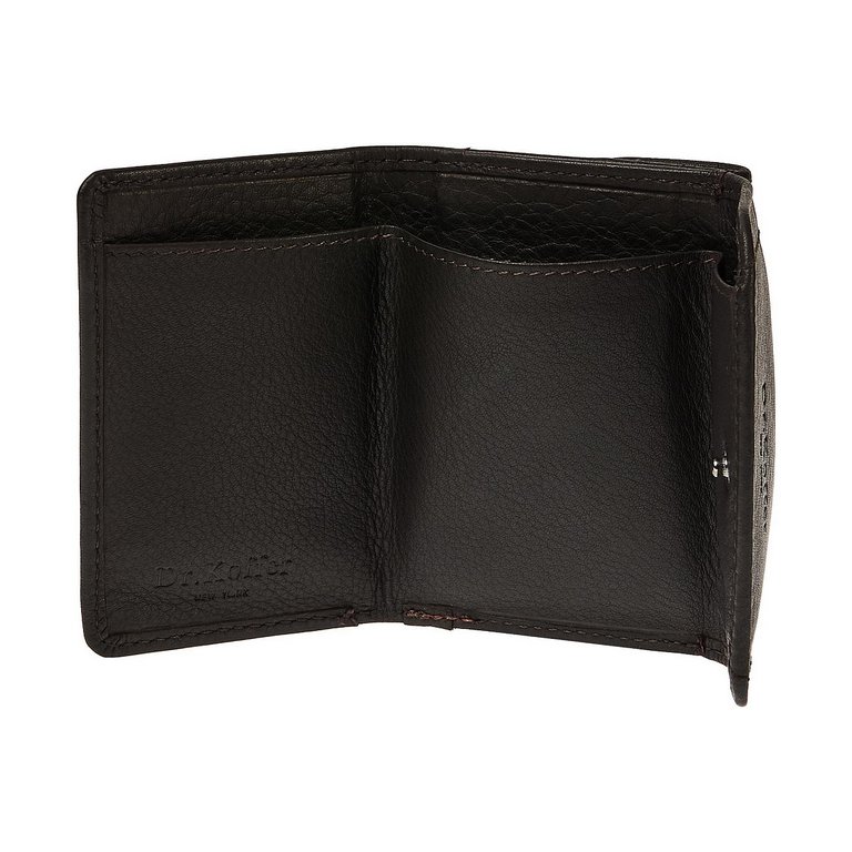 Портмоне Dr.Koffer 9,5*7,5 см нат. кожа, коричневый