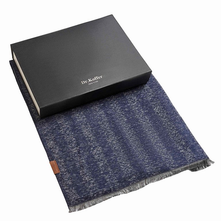 Шарф мужской Dr.Koffer 190*42см, 70% хлопок, 30% вискоза