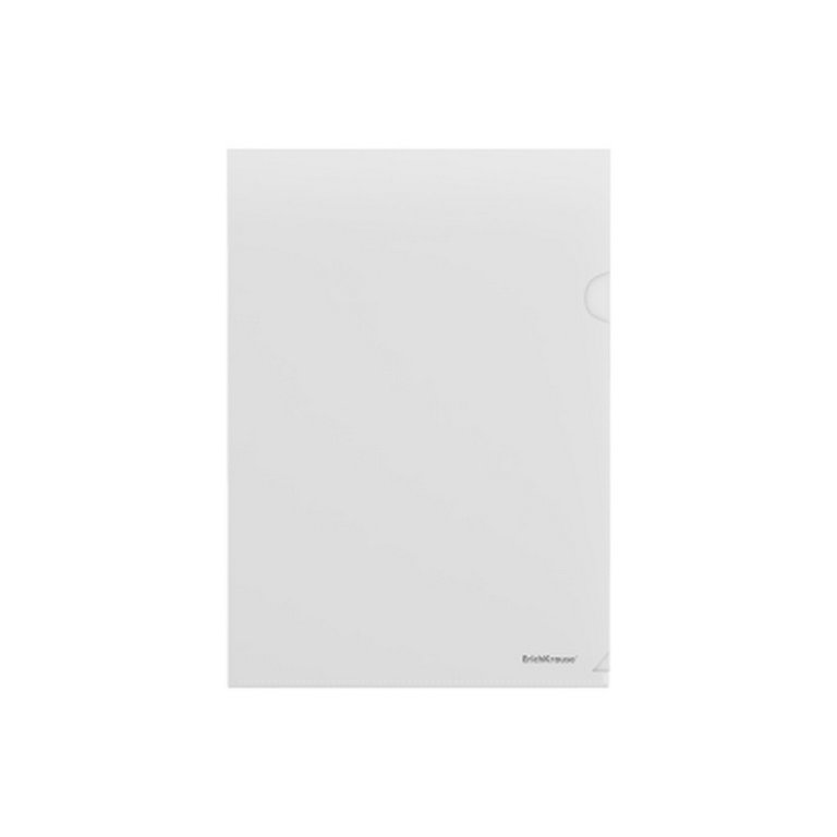 Папка-уголок A4 пластик 0,16 мм Erich Krause "Glossy Clear" прозрачная
