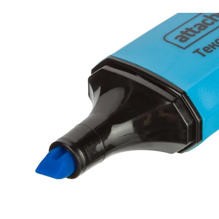 Текст-маркер Attache голубой, 1-5мм