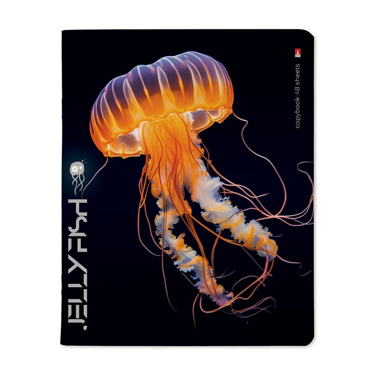 Тетрадь 48 лист кл. А5 на скрепке "МЕДУЗЫ ФЕНТЕЗИ" 5 ВИДОВ