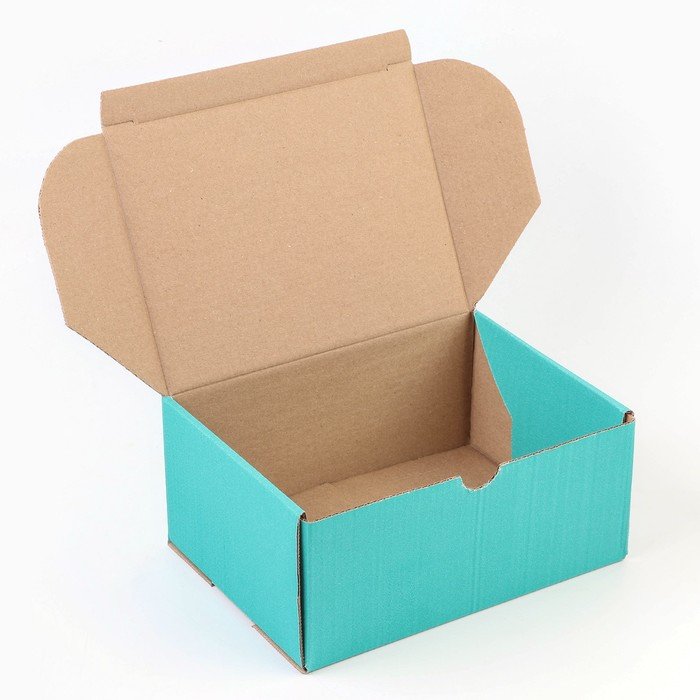 Коробка для подарков 22*16,5*9,5 см мятная