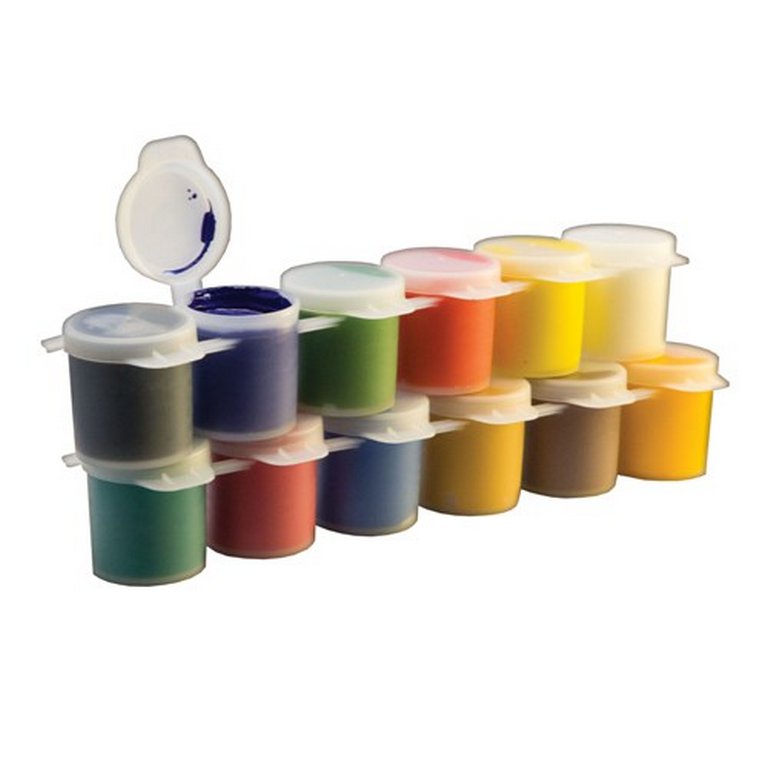 Гуашь 12 цв. по 20 мл ЛУЧ "Классика" блок-тара