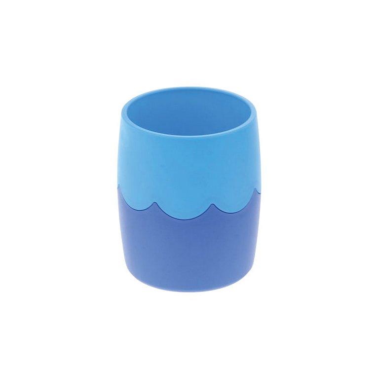 Подставка для ручек "Двухцветная" синий/голубой Стамм