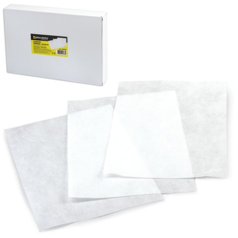 Запасные салфетки  для губок для маркерной доски 100шт/уп Brauberg