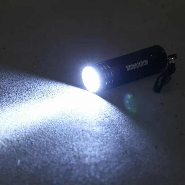 Походный набор "100% мужик" кружка 200 мл, фонарик