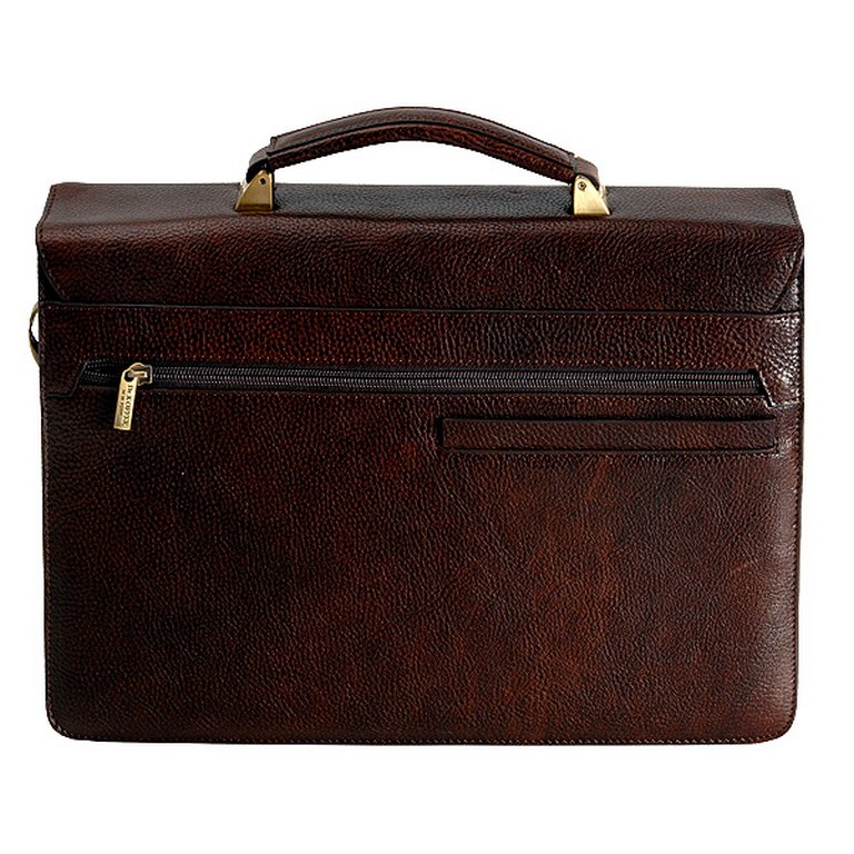 Портфель Dr.Koffer нат. кожа, коричневый