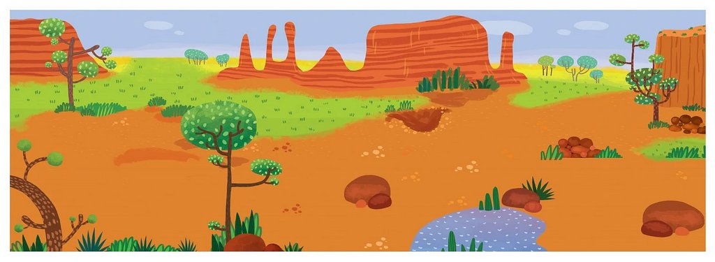 Книга детская с наклейками В мире животных "Удивительная Австралия" 280х210мм 8стр., Мозаика-Синтез