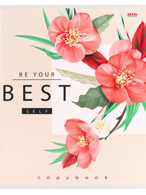 Тетрадь 96 лист кл. А5 на скрепке "КРАСОТА ЦВЕТОВ"