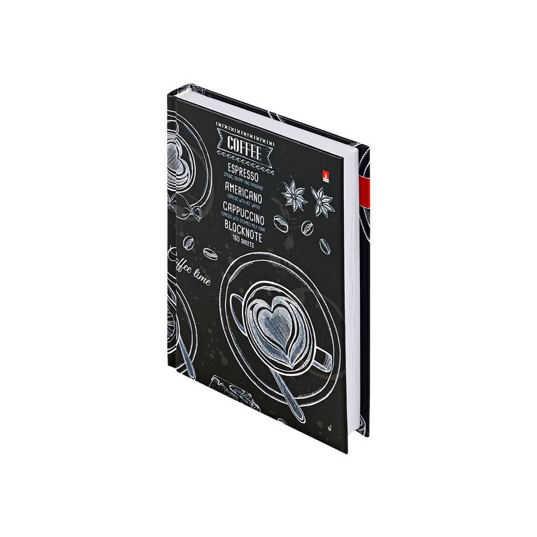 Бизнес-блокнот А6 160л., 110*145 мм, Альт "CAFFEE NERO"