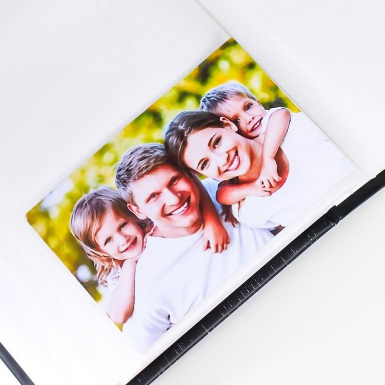 Фотоальбом 304 фото 10*15см "Heritage" твердая обложка, черный