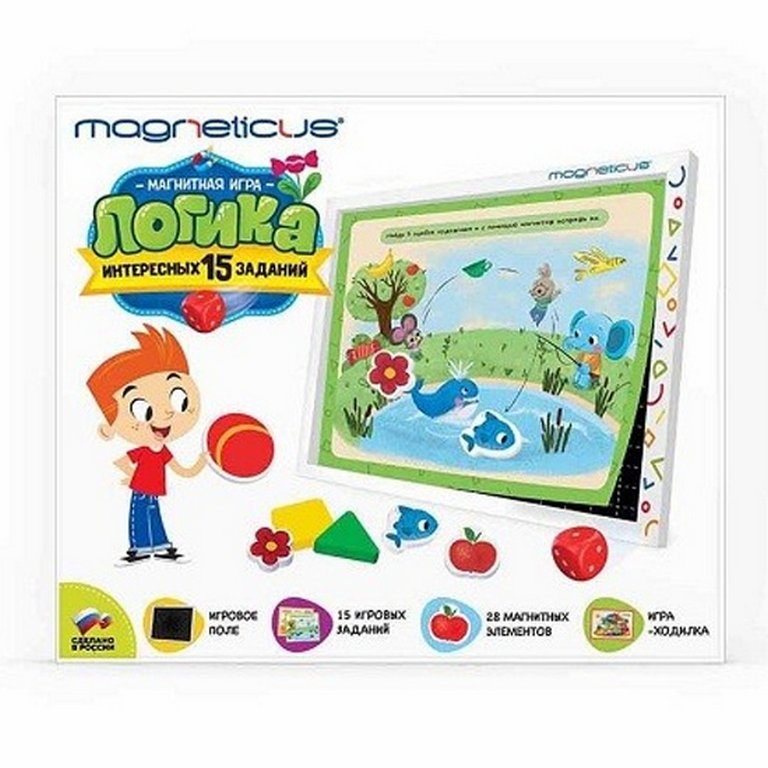 Игра развивающая Логика "Логика" (магнитная) MAGNETICUS