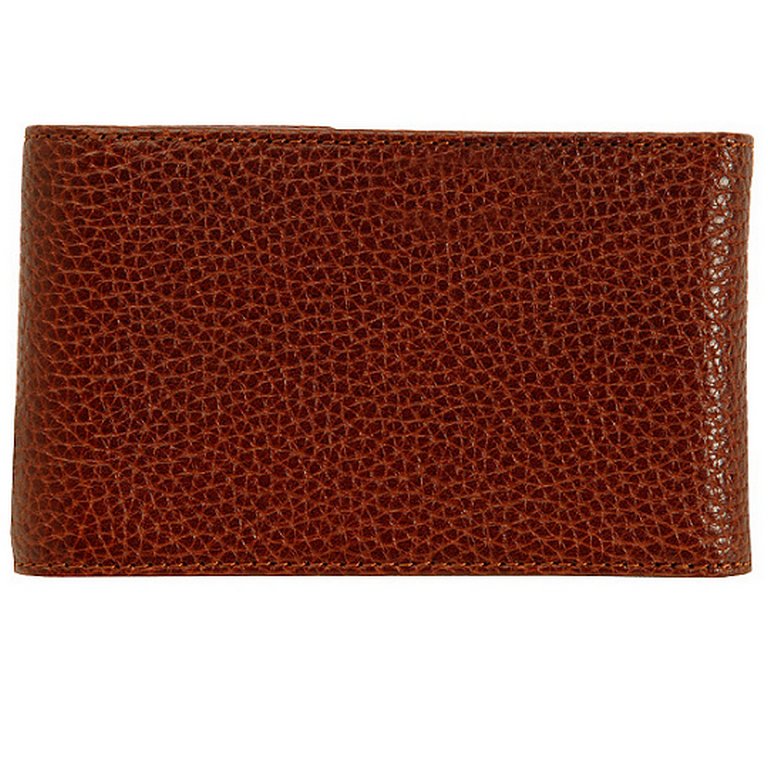 Визитница Dr.Koffer 7*12см на 48 визиток, коньяк, на магните