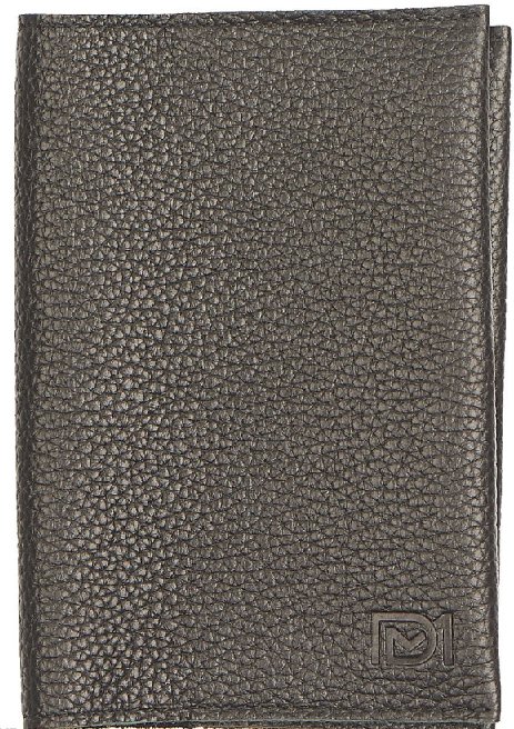 Обложка для паспорта D.Morelli "Монтана" нат. кожа, черная