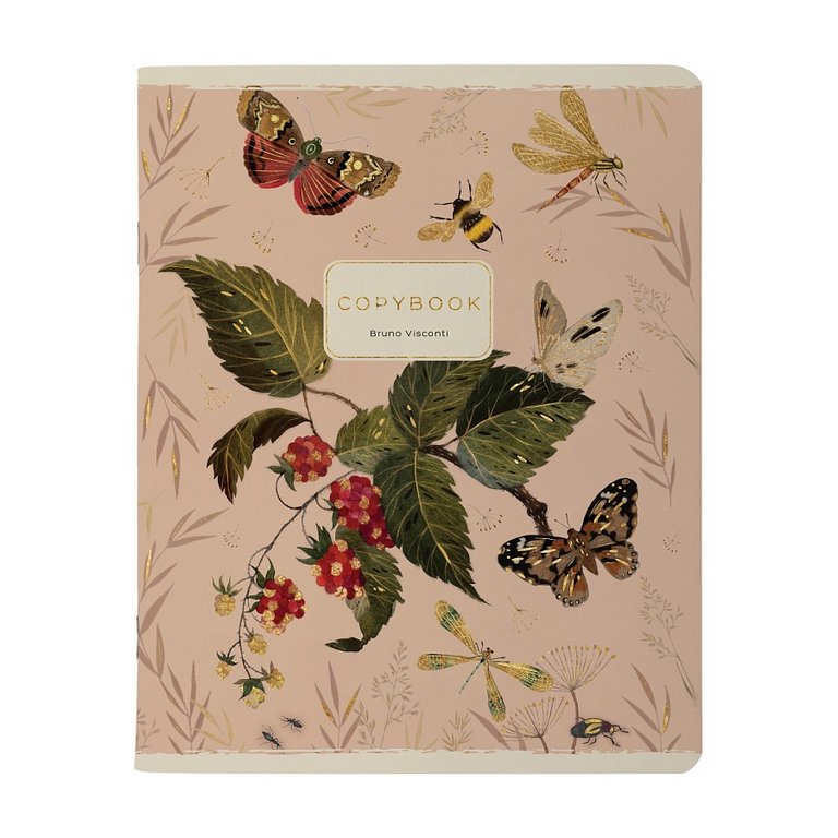 Тетрадь 48 лист кл. А5 на скрепке "FAUNA. BUTTERFLY" ассорти