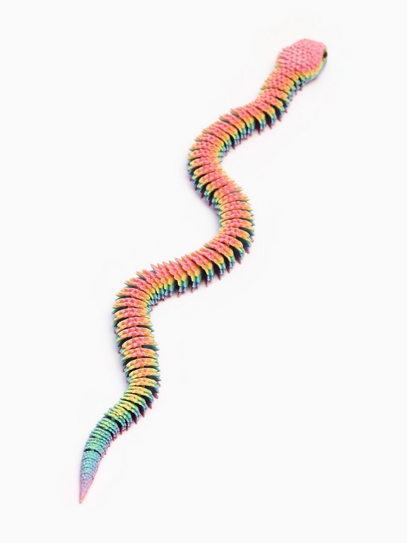 Игрушка Фигурка "Змейка", подвижная, 3Д - печатная игрушка