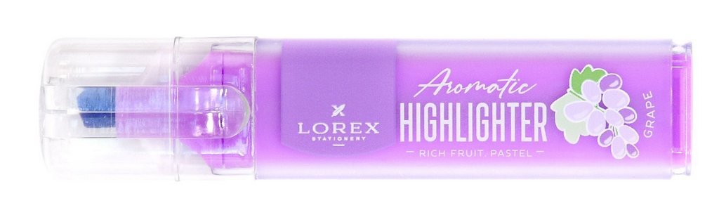 Текст-маркер ароматизированный LOREX "RICH FRUIT PASTEL" 1-3,5 мм сиреневый