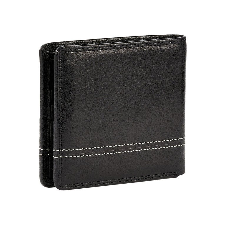 Портмоне Dr.Koffer 11*9 см нат. кожа, черный