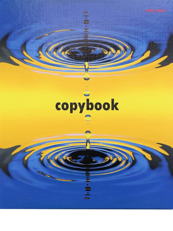 Тетрадь 80 лист кл. А5+ на кольцах "КРУГИ НА ВОДЕ"