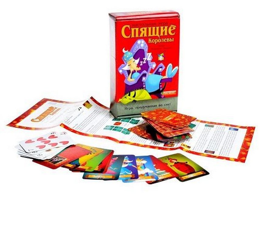 Игра настольная  .7+ с карточками "Спящие Королевы" (картон) Стиль жизни