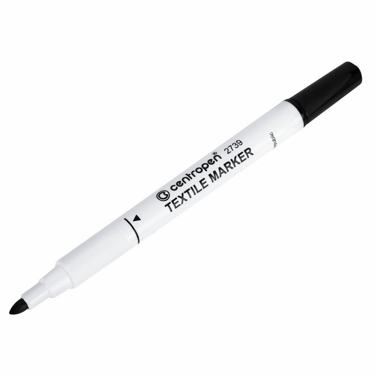 Маркер для ткани 1,8мм Centropen "Textile Marke" черный