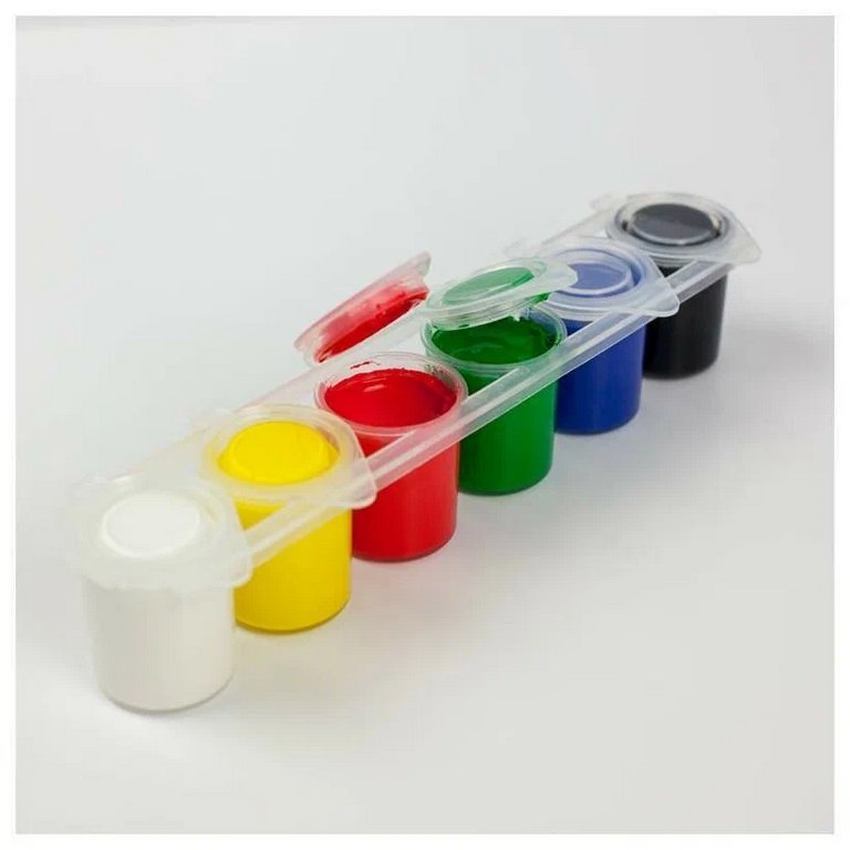 Гуашь  6 цв. по 15 мл ГАММА "Мультики" блок-тара