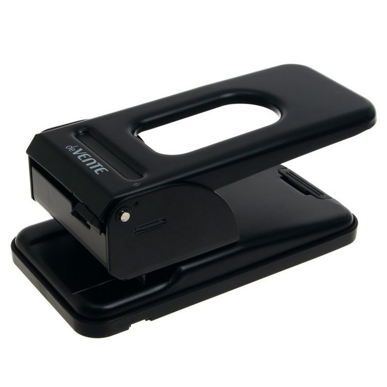 Дырокол до 60л метал. deVENTE с линейкой черный