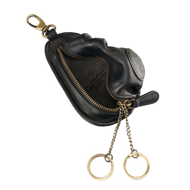 Футляр для ключей Dr.Koffer 8*12см, чёрный