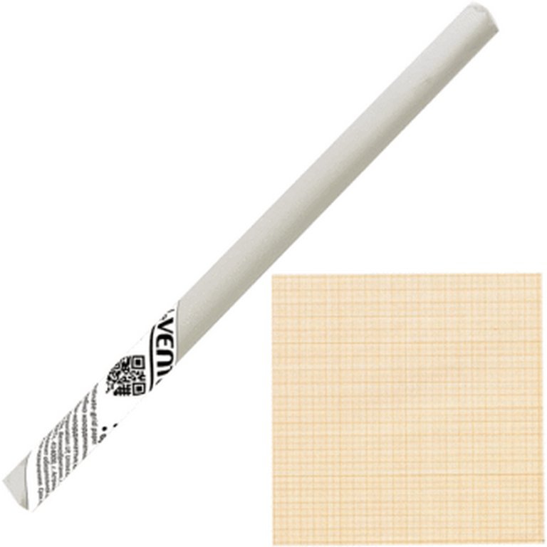 Миллиметровая бумага 640 мм*10 м, 60 г/м.кв., в рулоне deVENTE