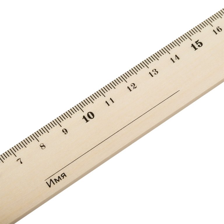 Линейка 20 см. дер. Красин "Стандарт"