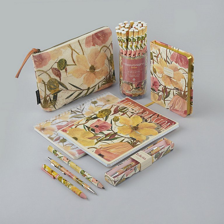 Тетрадь 60 лист кл. А5 на гребне, "Цветочная страсть"